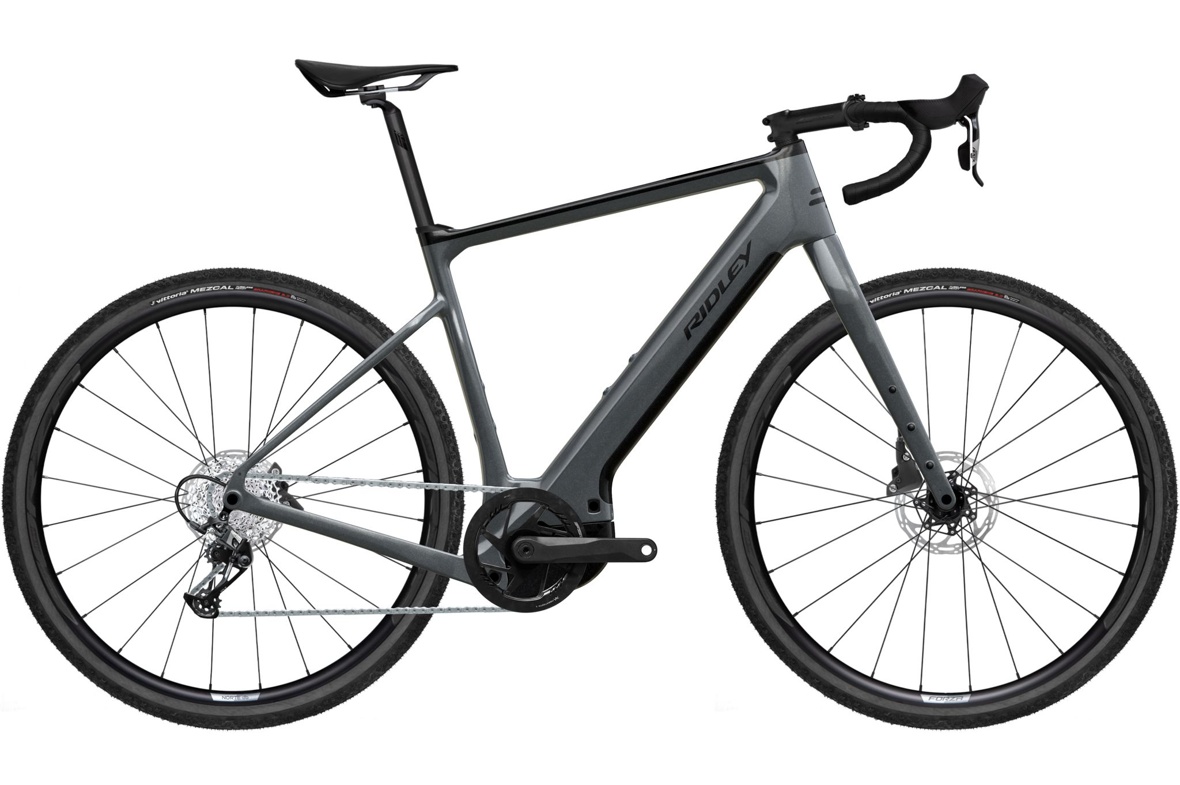 RIDLEY bike E-KANZO ADVENTURE Apex XPLR Silver Pearl/Black