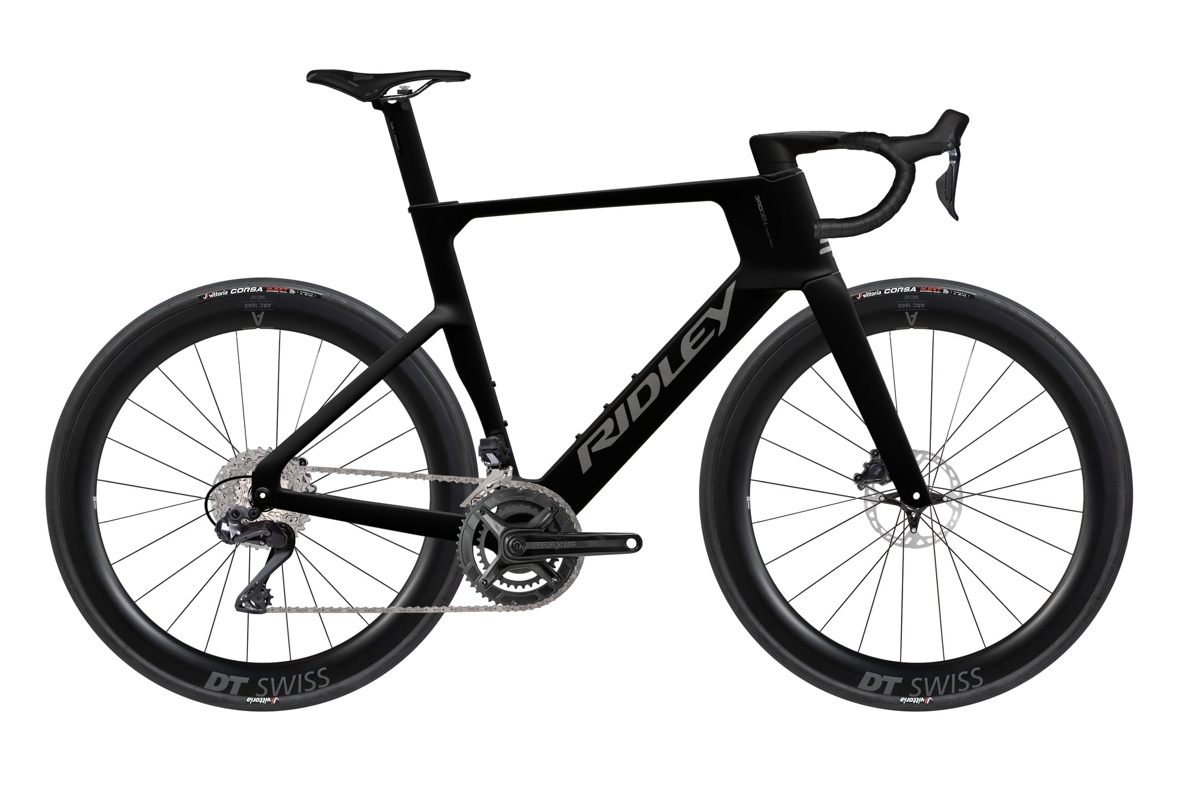 RIDLEY wheel E-NOAH Ultegra Di2 UD Carbon/Empress Gray Metallic