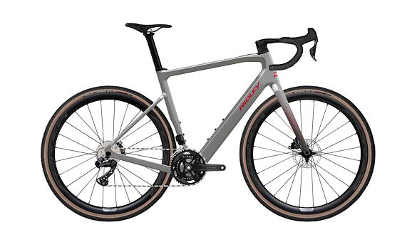 RIDLEY E-GRIFN GRX600 Battleship Grey Metallic/Candy Red Metallic