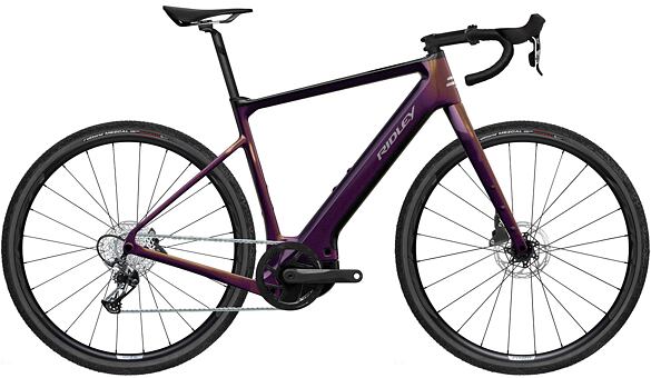 RIDLEY bike E-KANZO ADVENTURE Apex XPLR Maroon/Black/Silver