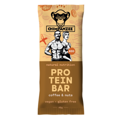 CHIMPANZEE  BIO PROTEIN BAR Coffee - Nuts 45g, CZ-BIO-002