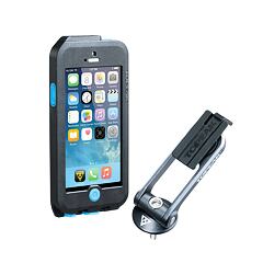 TOPEAK WEATHERPROOF RIDECASE for iPhone 5 + SE black/blue