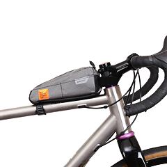 WOHO bag X-TOURING TOP-TUBE BAG Honeycomb Iron grey