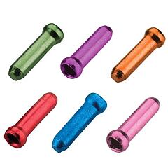 JAGWIRE end brake/shift cable tips 500pcs Red/Blue/Pink/Purple/Orange/Green