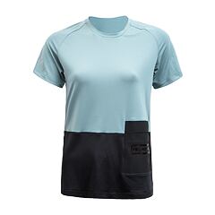 FT WOMEN'S HORIZON POCKET SHORT SLEEVE JERSEY MINT/BLACK