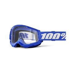 MX Glasses 100% STRATA 2 Blue Clear Lens
