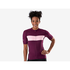 Women's cycling jersey Trek Circuit LTD Mulberry/Blush L