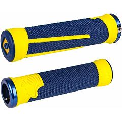 MTB Grips ODI AG-2 Lock-On blue/yellow