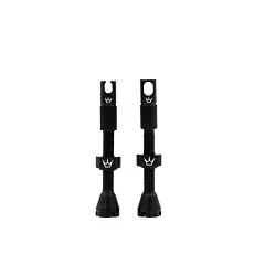 Peaty's X Chris King (MK2) Tubeless Valves 42 mm Black