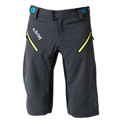 DIRTLEJ shorts TRAILSCOUT Waterproof steel blue/lime