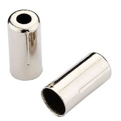 JAGWIRE end clap open crimp 5mm brass chrome 200pcs