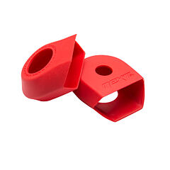 RACE FACE CRANK BOOT 2-pack, carbon crank protection G4 medium red