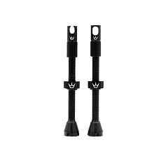 Peaty's X Chris King (MK2) tubeless valves 60 mm Black