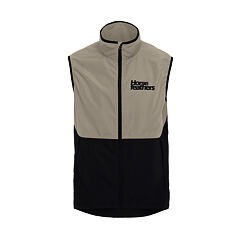 HORSEFEATHERS vest HILL taupe/black