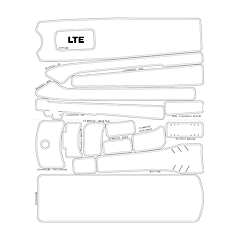 YETI LTE FRAME PROTECTOR KIT GLOSS
