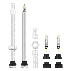 WOLF TOOTH valves Tubeless Valve Stem Kit 80mm raw silver