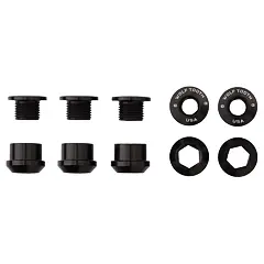 WOLF TOOTH set Chainring Nuts and Bolts black 5 pcs