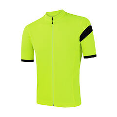 SENSOR CYKLO COOLMAX CLASSIC MEN JERSEY SS ZIP neon yellow