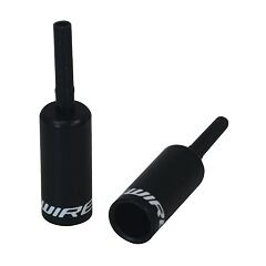 JAGWIRE end caps lined 4mm alloy BLK 50pcs