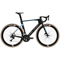 EDDY MERCKX Wheel 525R Ultegra Di2 UD Carbon/Mystic Peacock/Silver Metallic