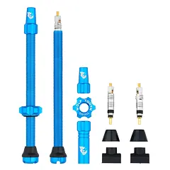WOLF TOOTH Tubeless Valve Stem Kit 80mm blue
