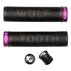 WOLF TOOTH grips ECHO Black/Ultraviolet Purple