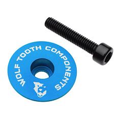 WOLF TOOTH ULTRALIGHT STEM CAP Flat blue