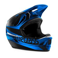 BLUEGRASS helmet LEGIT blue/black metallic -58/60