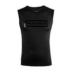 FT MEN'S CONVERT JERSEY NO SLEEVE TRUE BLACK