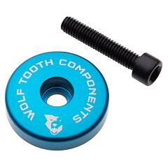 WOLF TOOTH ULTRALIGHT STEM CAP blue + 5mm spacer