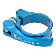 WOLF TOOTH seatpost clamp 34.9mm blue Quick Release
