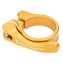 WOLF TOOTH seatpost clamp 34.9mm gold Quick Release