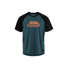 Horsefeathers Spike Men's Cycling Jersey Petrol/Black