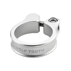 WOLF TOOTH seatpost clamp 31.8mm raw silver