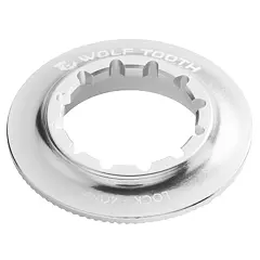 WOLF TOOTH lock ring Centerlock Rotor Internal Spline raw silver