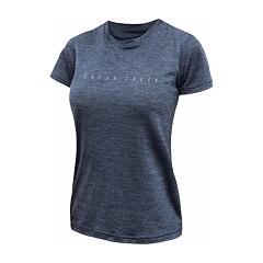 FT WOMEN'S MERINO TENCEL LOGO TEE BLUE