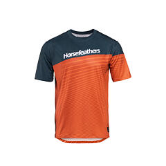 Horsefeathers Quantum Men's Jersey Petrol/Burnt Orange