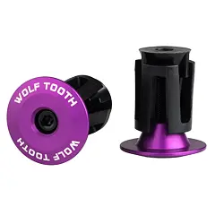 WOLF TOOTH koncovky BARPLUG aluminium/Ultraviolet Purple