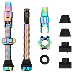 WOLF TOOTH valves Tubeless Valve Stem Kit Clik Valve 44mm oil slick