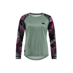 HORSEFEATHERS women's jersey long sleeve DECO iceberg green/hawaii