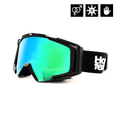 HORSEFEATHERS glasses PATRIOT black/mirror green