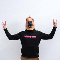 BIKEPORN TECNOSTRETCH men's hoodie black