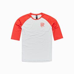 RACE FACE t-shirt 3/4 COMMIT Tech Top coral