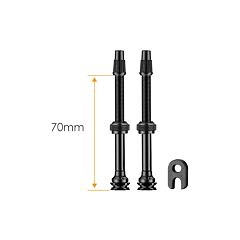CICLOVATION tubeless valve Light-weight 70mm BLK