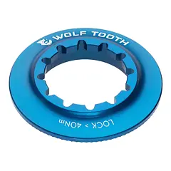 WOLF TOOTH lock ring Centerlock Rotor Internal Spline blue