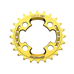 Reverse CW Shiftable Race SL 64 mm Chainring, 24 Teeth, Gold