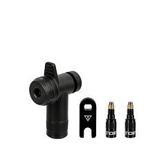 TOPEAK valve set TURBOFLOW VALVE COMBO w/ Rapidhead