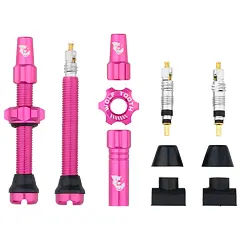 WOLF TOOTH Tubeless Valve Stem Kit 44mm pink