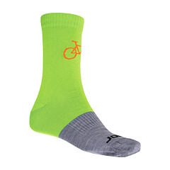 SENSOR TOUR MERINO WOOL SOCKS GREEN/GREY