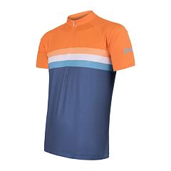 SENSOR CYKLO SUMMER STRIPE MEN JERSEY SS BLU/ORG
